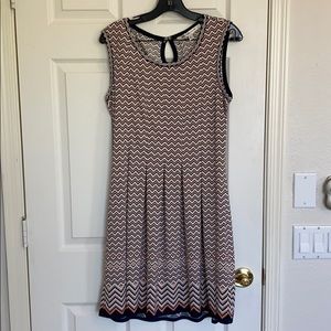 Max Studio printed midi dress